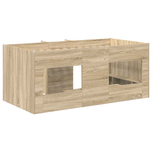 Κρεβάτι Υψηλού Στυλ για Παιδιά 2 pcs Sonoma Επεξεργασμένο Ξύλο - Pakobazaar