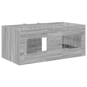 Κρεβάτι Υψηλού Στυλ για Παιδιά 2 pcs Γκρι Sonoma - Pakobazaar