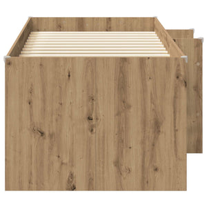 Κρεβάτι Υψηλού Στυλ για Παιδιά 2 pcs Artisan Δρυς 90 x 190 cm - Pakobazaar