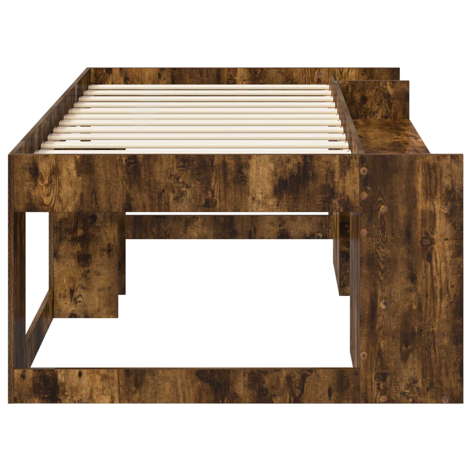 Κρεβάτι για παιδιά με αποθηκευτικό χώρο Καπνισμένο Ξύλο Δρυός - Pakobazaar