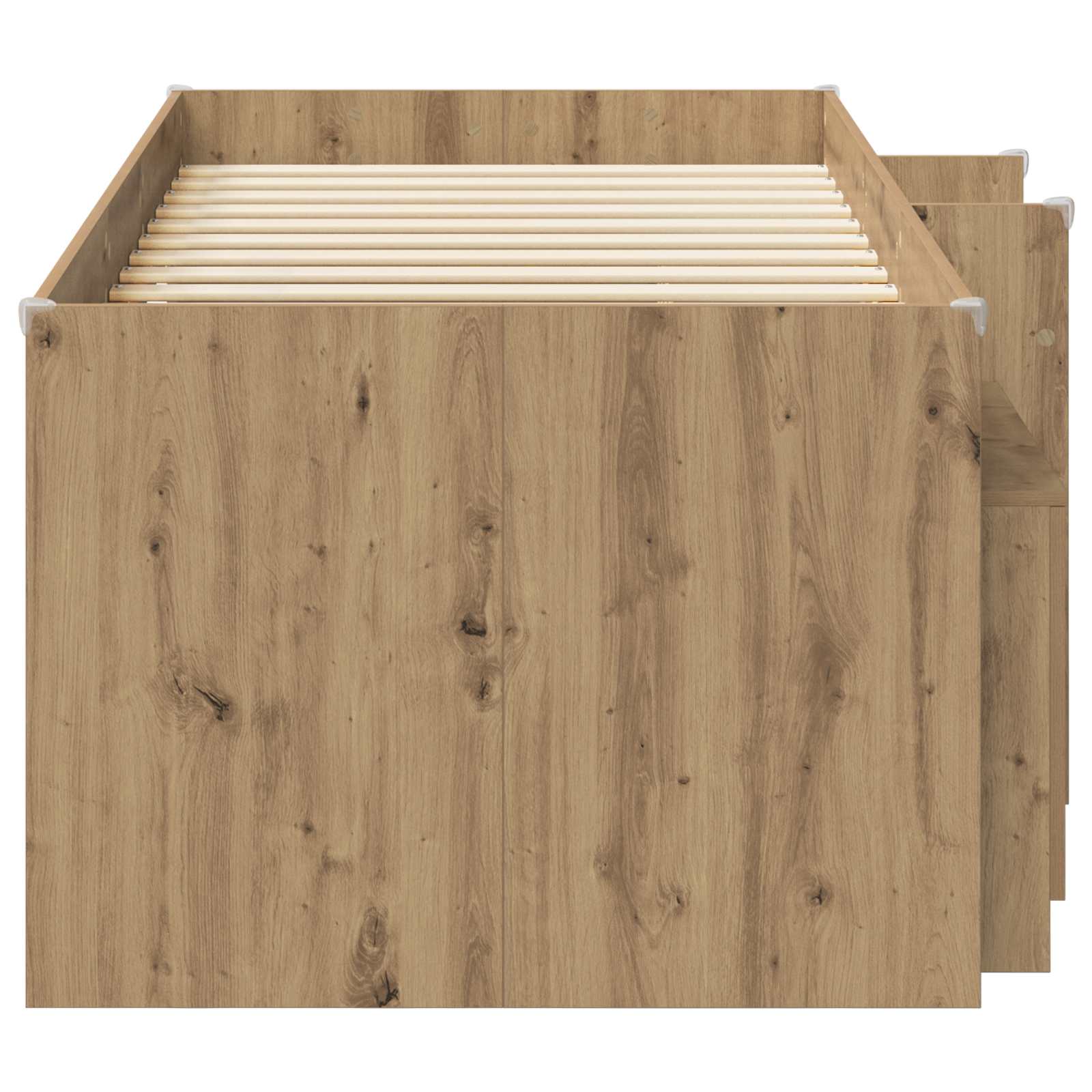 Κρεβάτι σοφίτας με ντουλάπι με αποθήκευση 3 pcs Artisan Δρυς - Pakobazaar