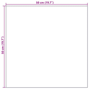 Πλακάκι Χαλιού Ανοιχτό γκρι με ρίγα 50 x 50 cm 4 pcs - Pakobazaar