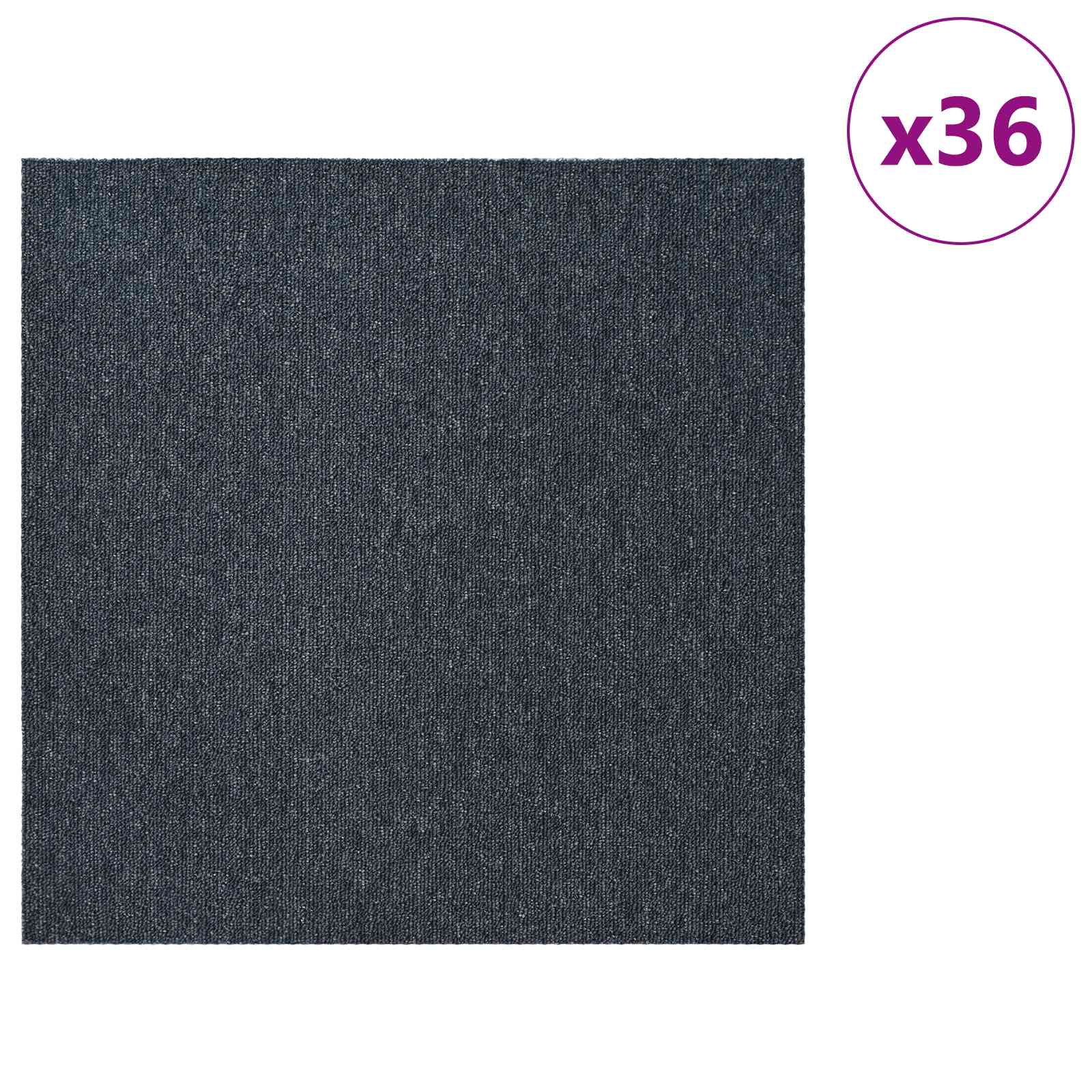 Πλακάκι Χαλιού Μπλε Γκρι 50 x 50 cm 36 pcs - Pakobazaar
