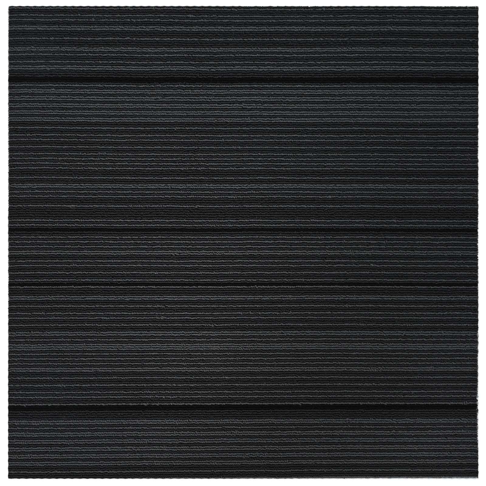 Πλακάκι Χαλιού Ριγέ Ανοιχτό Γκρι 50 x 50 cm 20 pcs - Pakobazaar