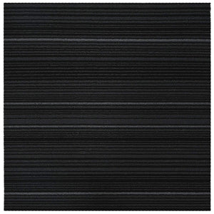 Πλακάκι Χαλιού Ριγέ Σκούρο Γκρι 50 x 50 cm 20 pcs - Pakobazaar
