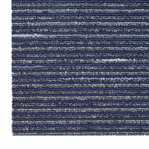 Πλακάκι Χαλιού Ραβδωτό Μπλε 50 x 50 cm 20 pcs - Pakobazaar