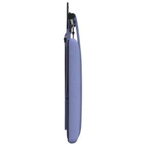 Κεφαλάρι κρεβατιού κρεμαστό Με φωτισμό LED Μπλε τζην Ύφασμα - Pakobazaar