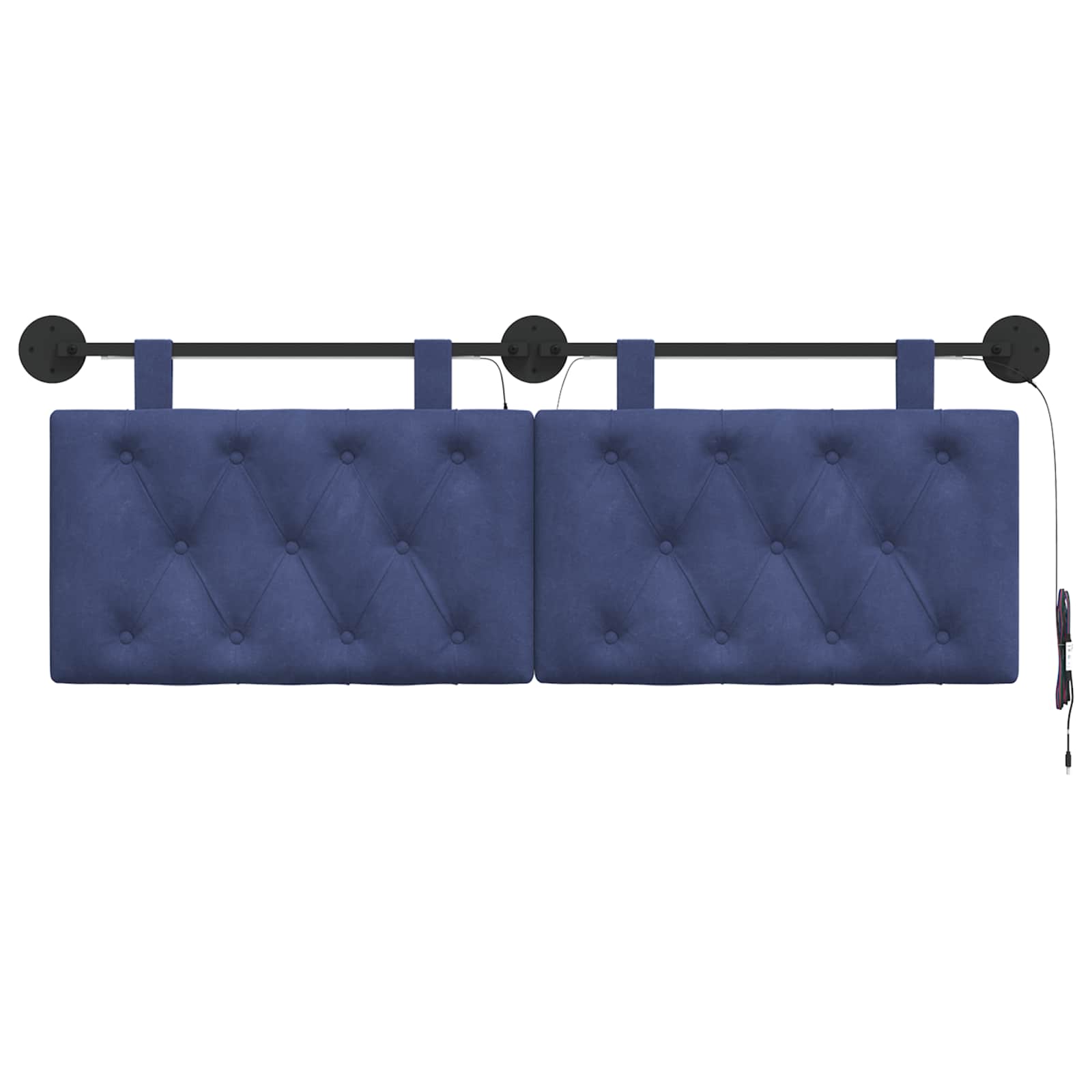Κεφαλάρι κρεβατιού κρεμαστό Μπλε Αστυνομίας Βελούδο - Pakobazaar