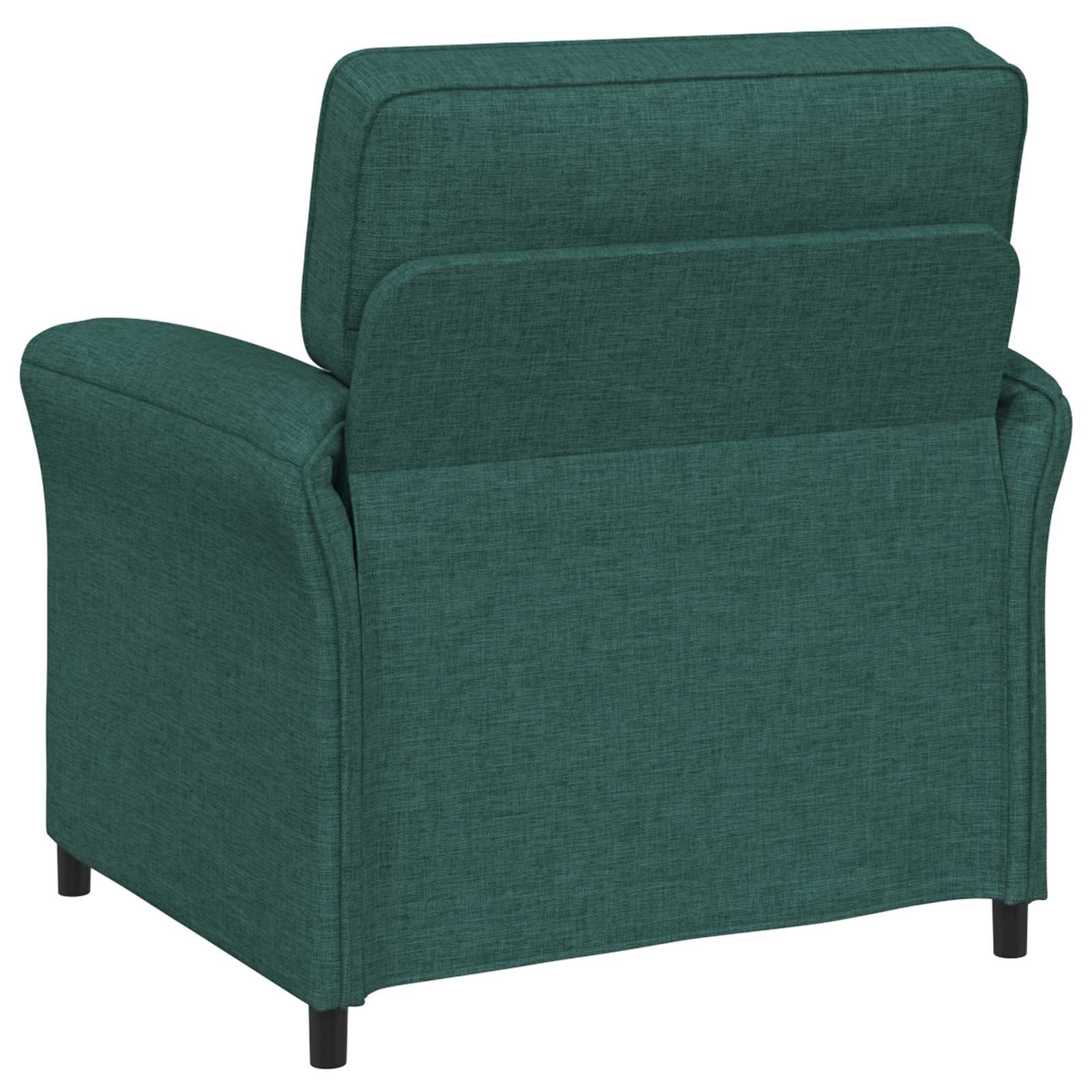 Σετ Καναπέ 2 τμχ. Σκούρο Πράσινο Ύφασμα - Pakobazaar