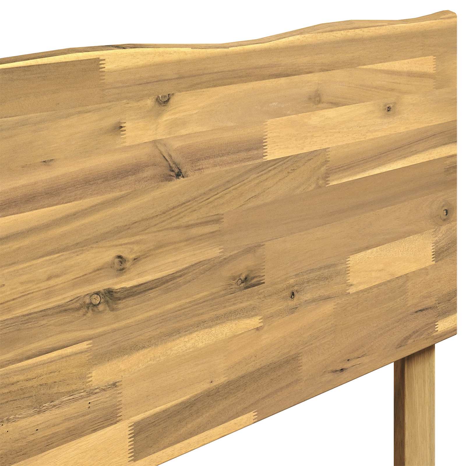 Κεφαλάρι με φυσική άκρη ROSTOCK Λευκό 140 εκ.