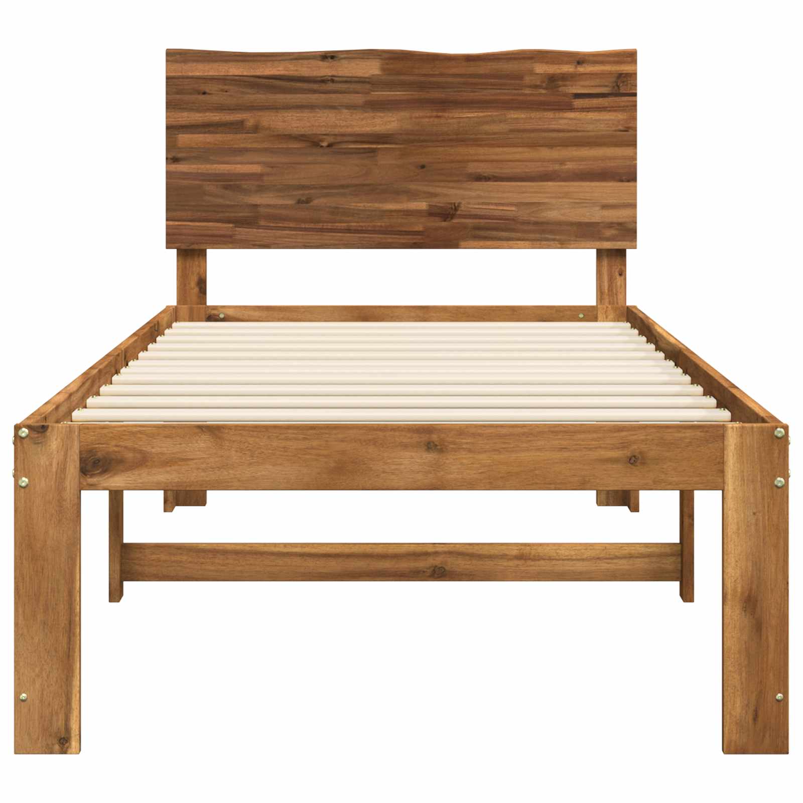 Μονό Κρεβάτι με Κεφαλάρι ROSTOCK Φυσικό 75 x 190 cm - Pakobazaar