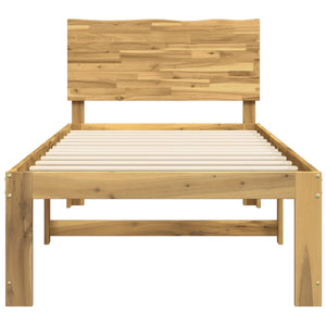 Μονό Κρεβάτι με Κεφαλάρι ROSTOCK Λευκό 75 x 190 cm - Pakobazaar
