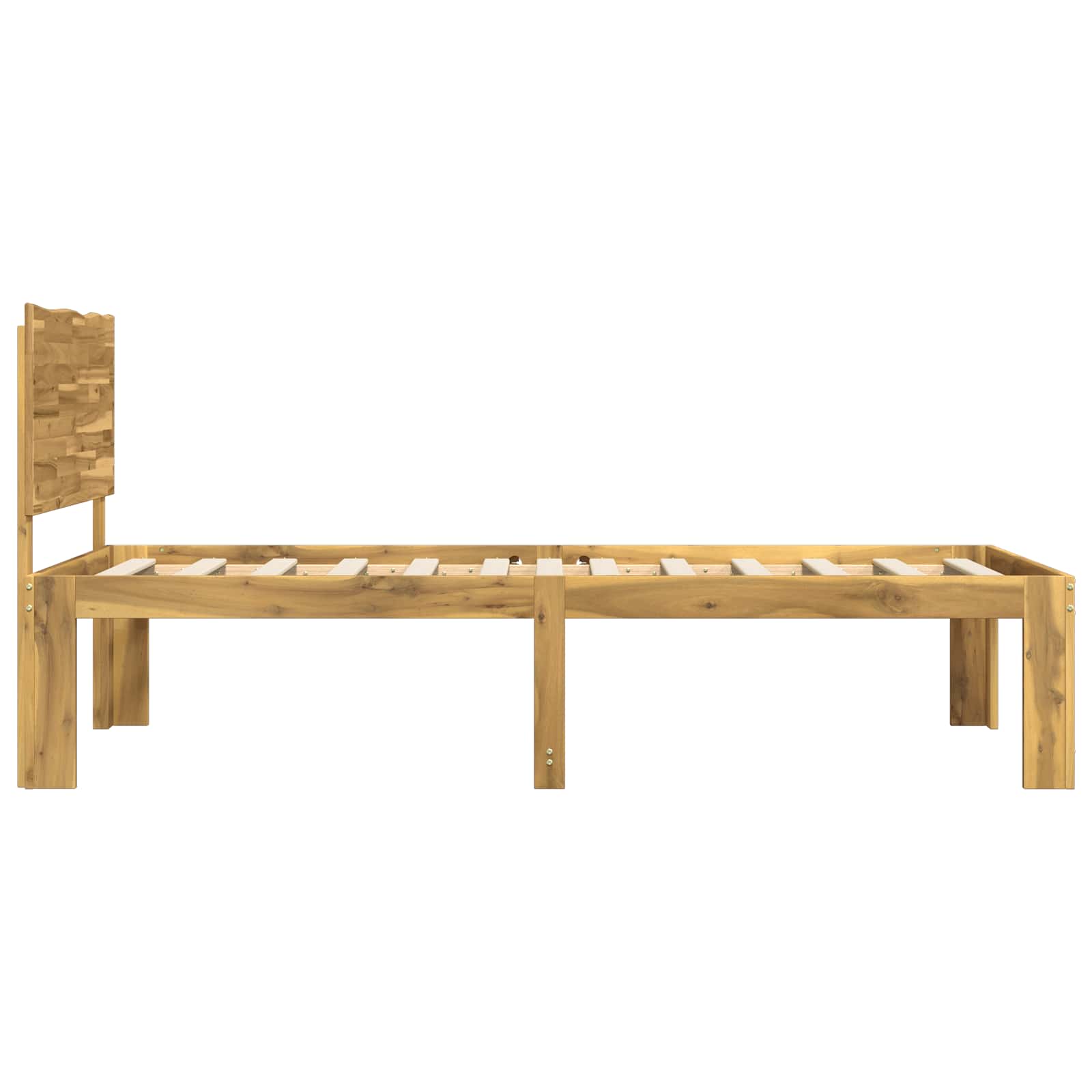 Μονό Κρεβάτι με Κεφαλάρι ROSTOCK Λευκό 75 x 190 cm - Pakobazaar