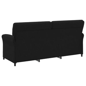 3-Θέσιος καναπές Μαύρο 198 x 83 x 95 εκ. Ύφασμα - Pakobazaar