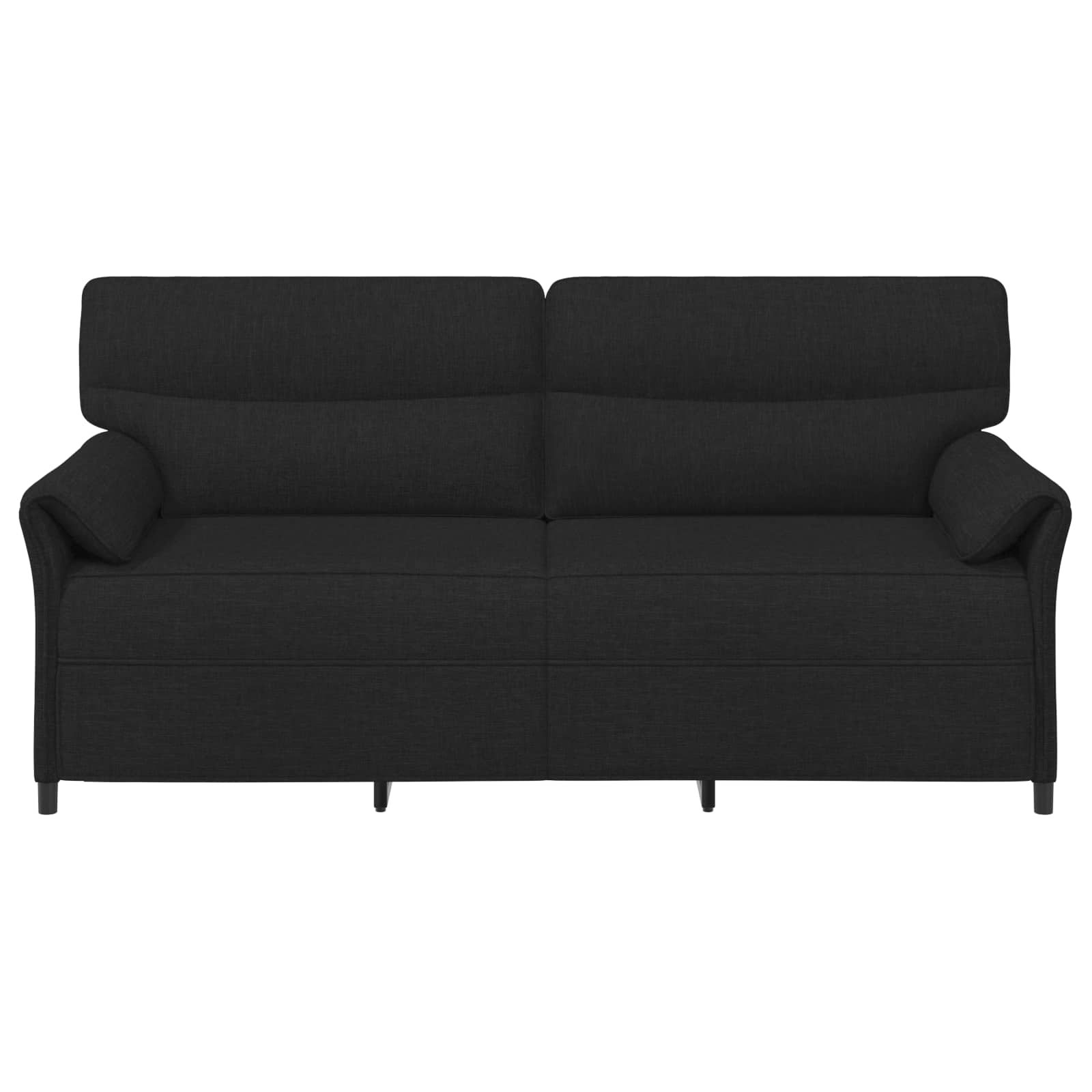 3-Θέσιος καναπές Μαύρο 198 x 83 x 95 εκ. Ύφασμα - Pakobazaar