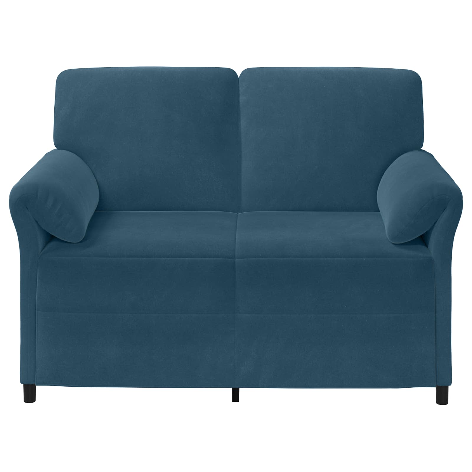 Καναπές 2 ατόμων Μπλε 138 x 83 x 95 εκ Βελούδο - Pakobazaar
