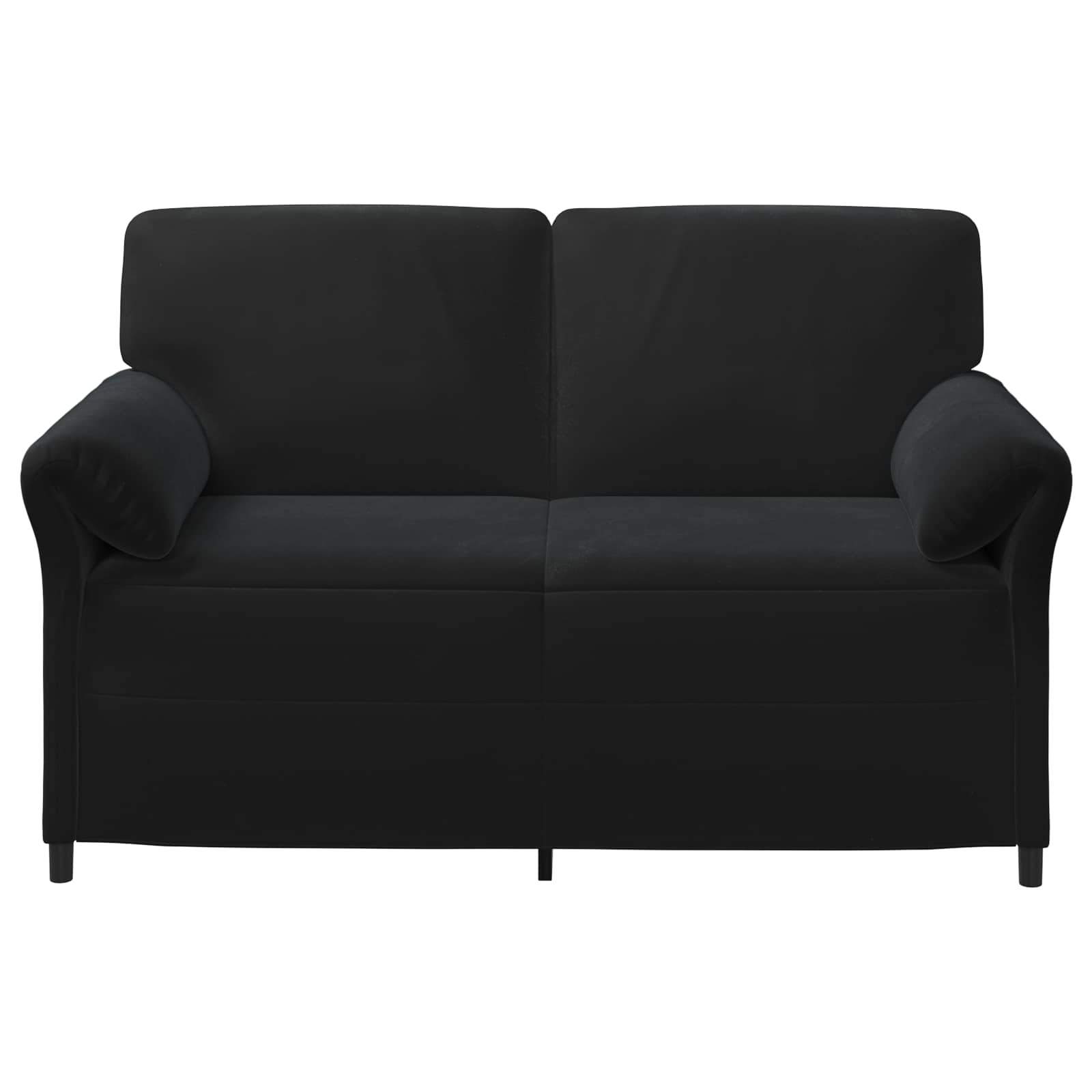 Καναπές 2 ατόμων Μαύρο 158 x 83 x 95 εκ Βελούδο - Pakobazaar