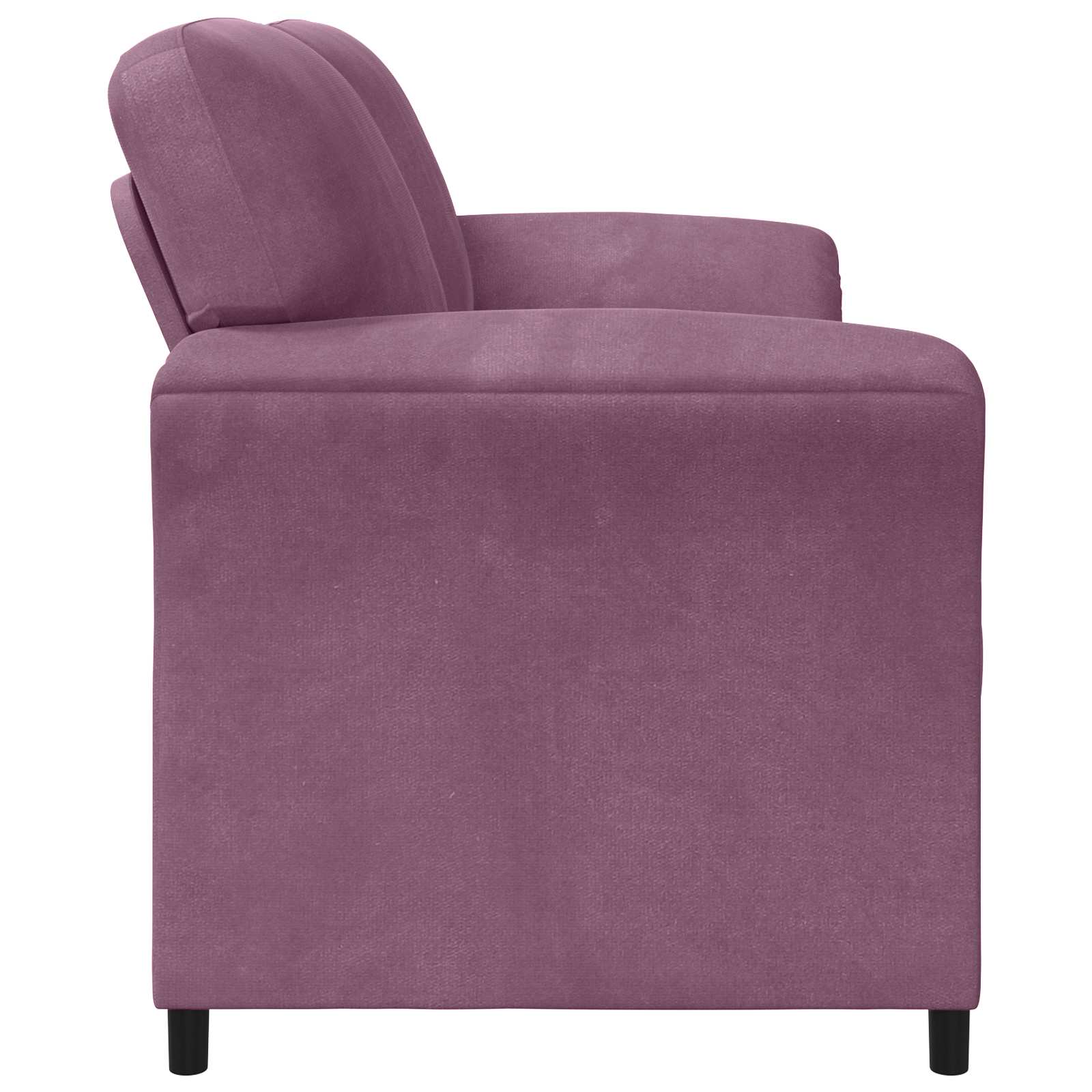 Καναπές 2 ατόμων Μοβ 158 x 83 x 95 εκ Βελούδο - Pakobazaar