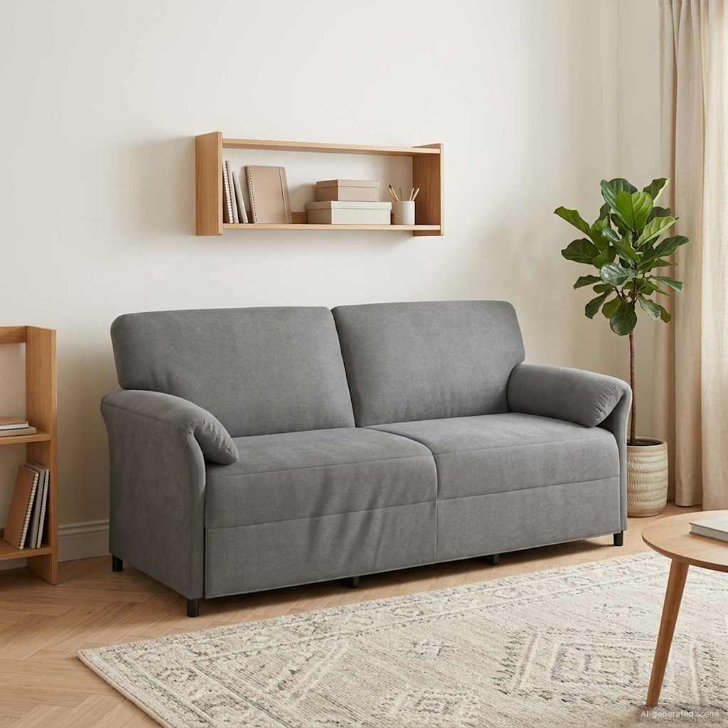 3-Θέσιος καναπές Σκούρο Γκρι 198 x 83 x 95 εκ. Βελούδο - Pakobazaar