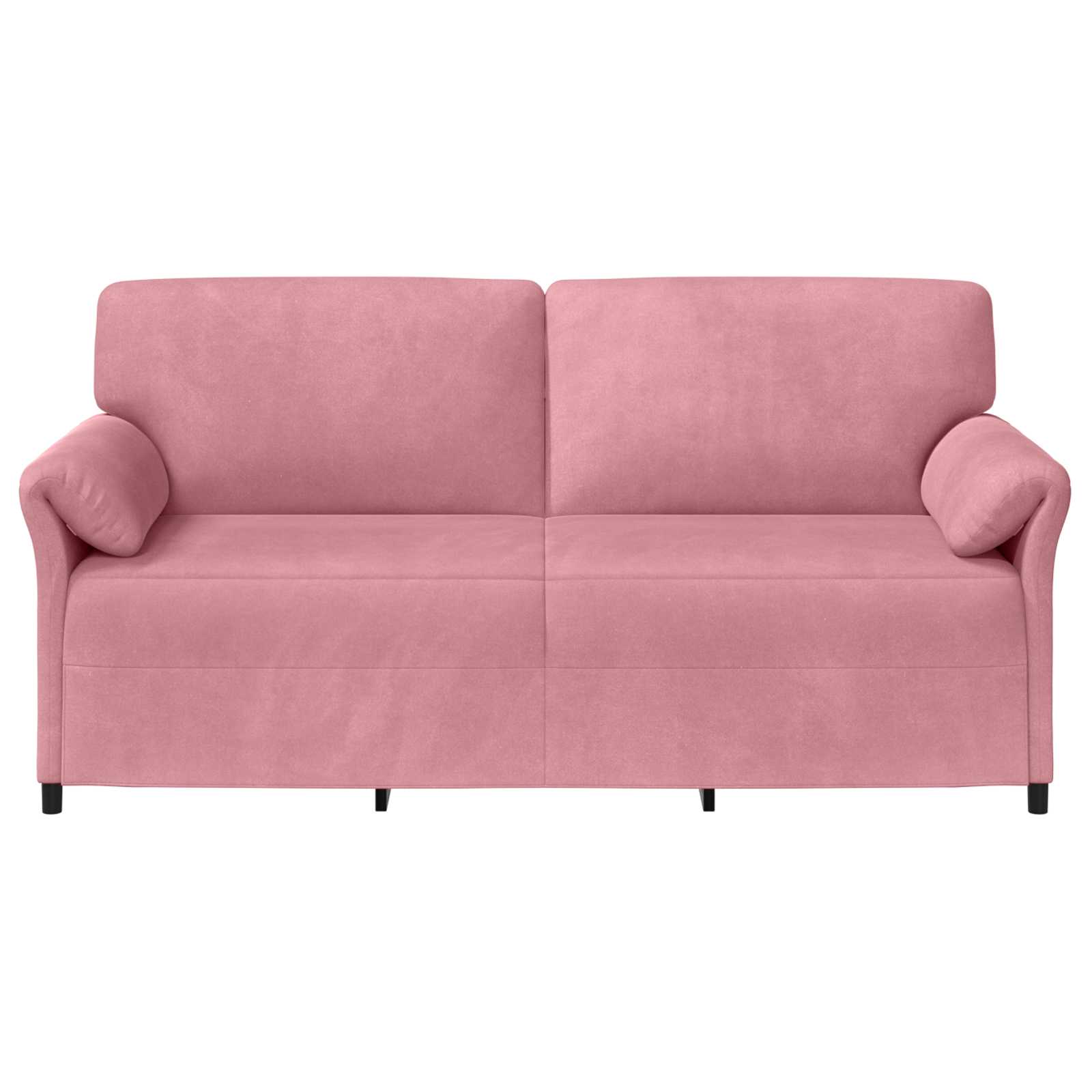 3-Θέσιος καναπές Ροζ 198 x 83 x 95 εκ. Βελούδο - Pakobazaar