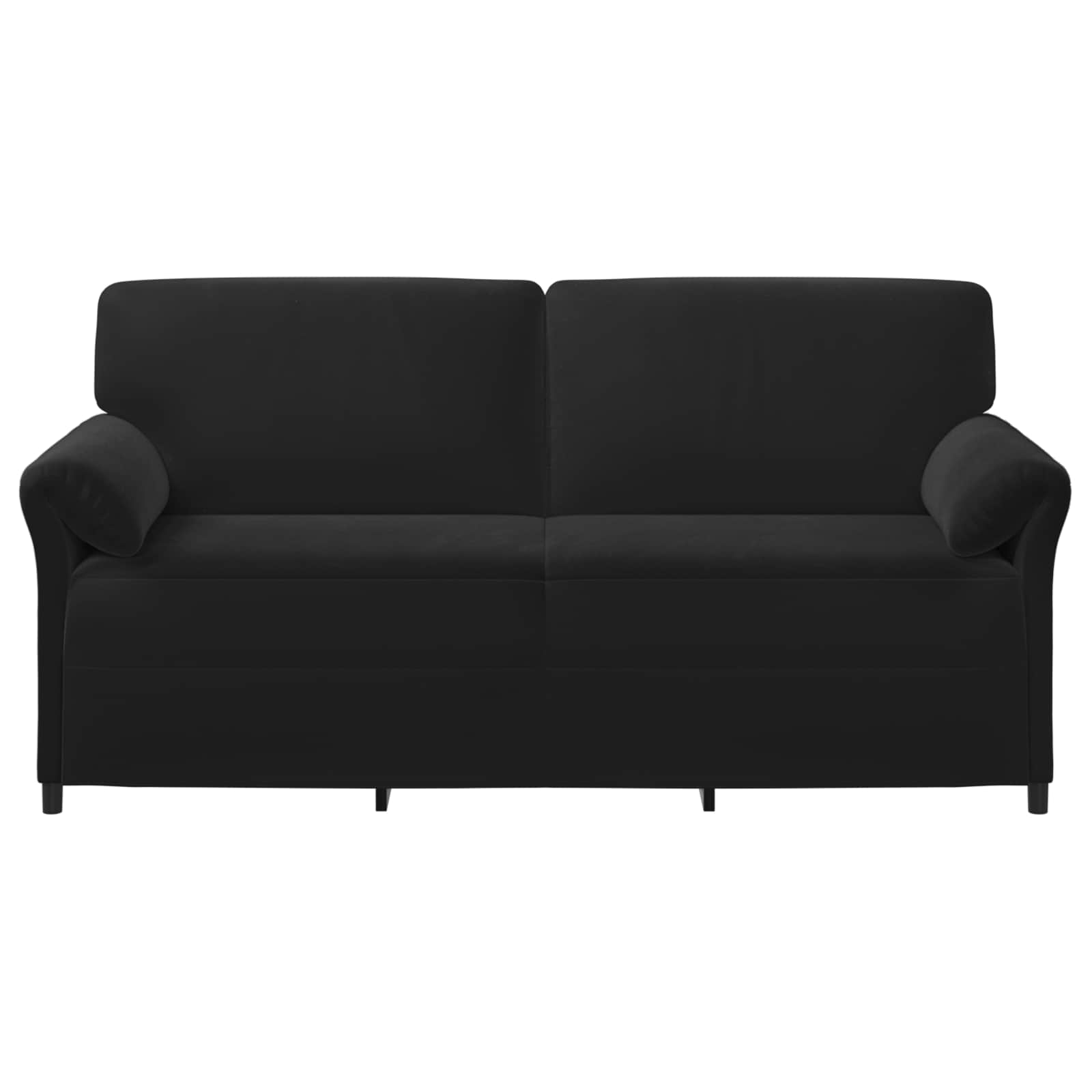 3-Θέσιος καναπές Μαύρο 198 x 83 x 95 εκ. Βελούδο - Pakobazaar