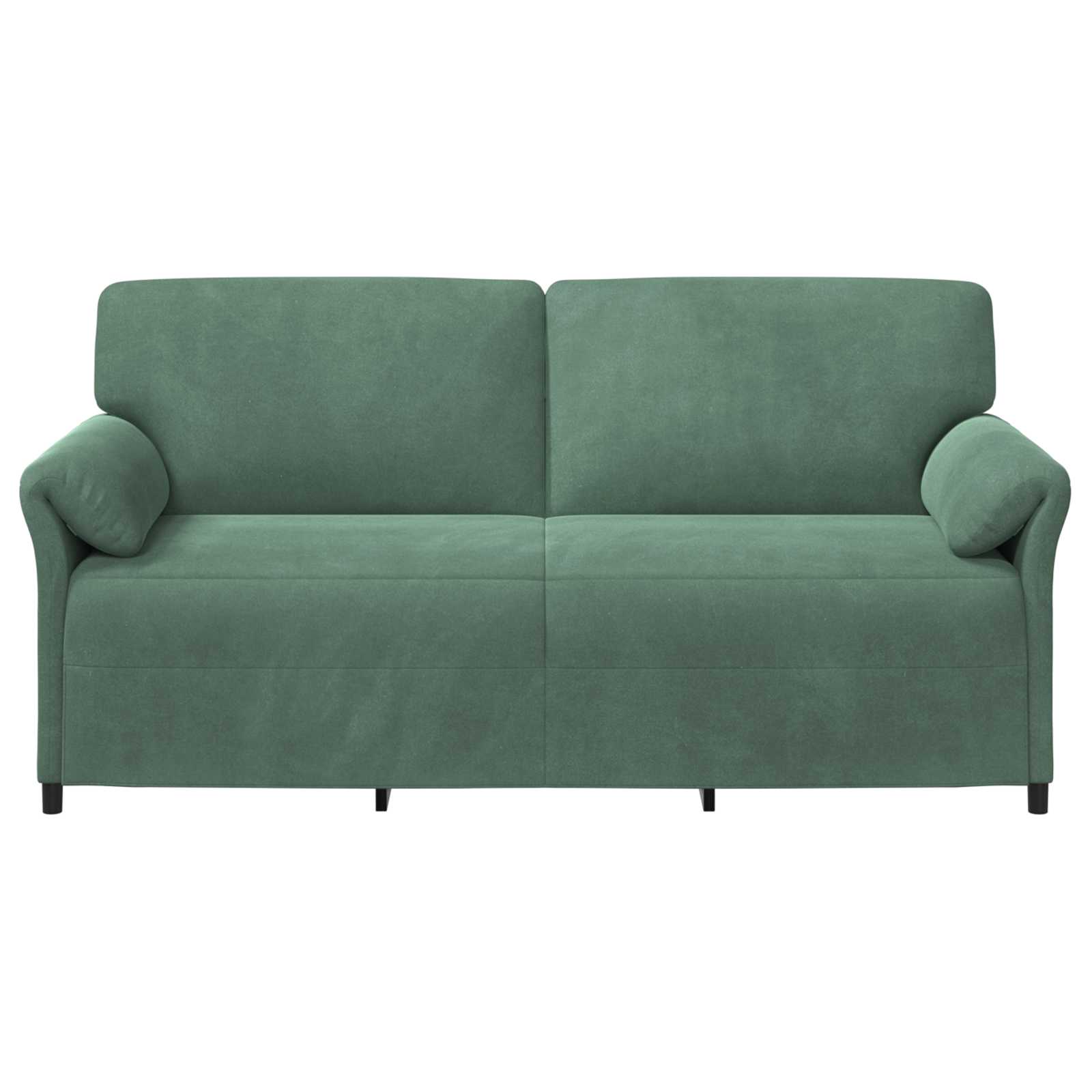 3-Θέσιος καναπές Θαλασσί 198 x 83 x 95 εκ. Βελούδο - Pakobazaar