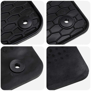 Πατάκι αυτοκινήτου 4 pcs Μαύρο κατάλληλο για VW T-ROC 2017- - Pakobazaar