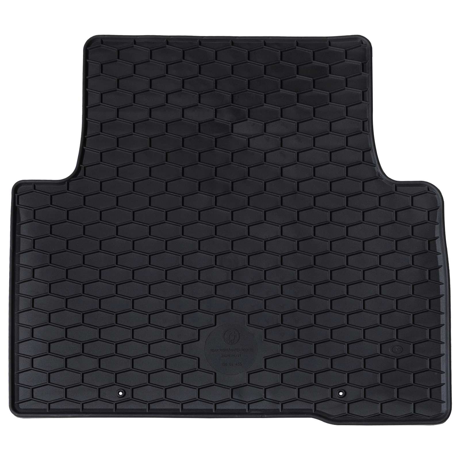 Πατάκι αυτοκινήτου 4 pcs Μαύρο Λάστιχο - Pakobazaar