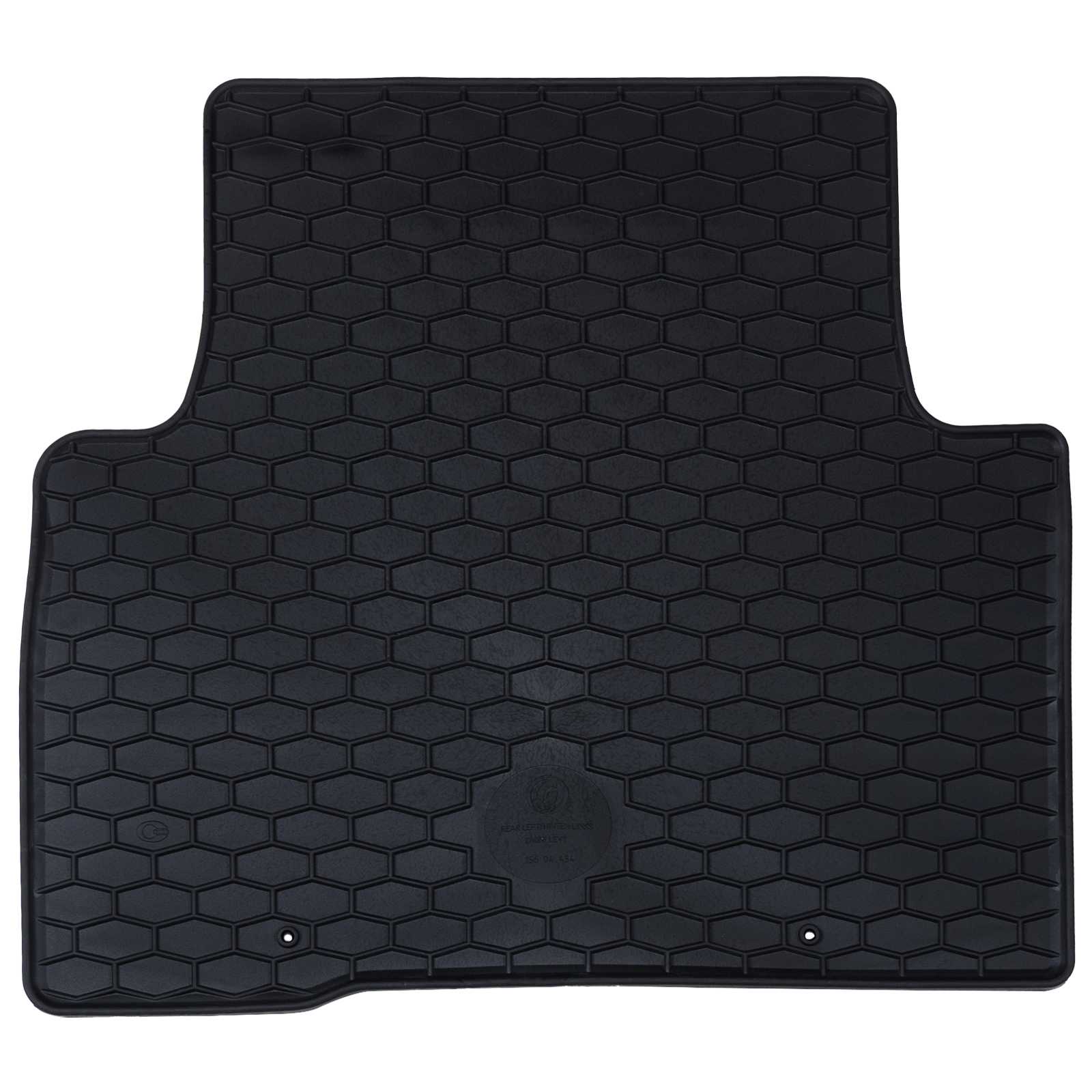 Πατάκι αυτοκινήτου 4 pcs Μαύρο Λάστιχο - Pakobazaar