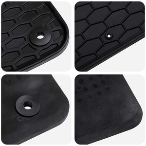 Πατάκι αυτοκινήτου 4 pcs Μαύρο Κατάλληλο για VW CADDY 2020- - Pakobazaar