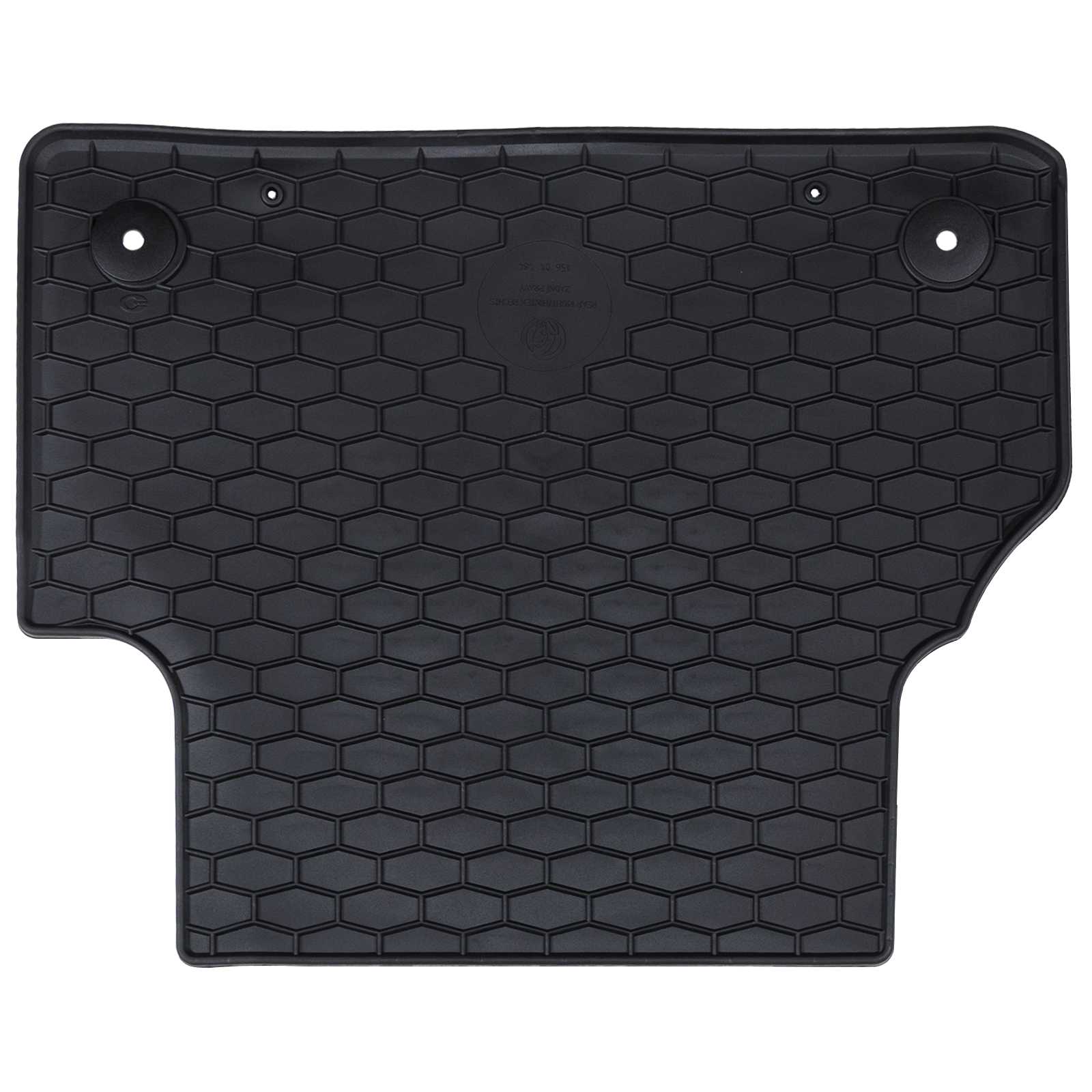 Πατάκι αυτοκινήτου 4 pcs Μαύρο Λάστιχο - Pakobazaar