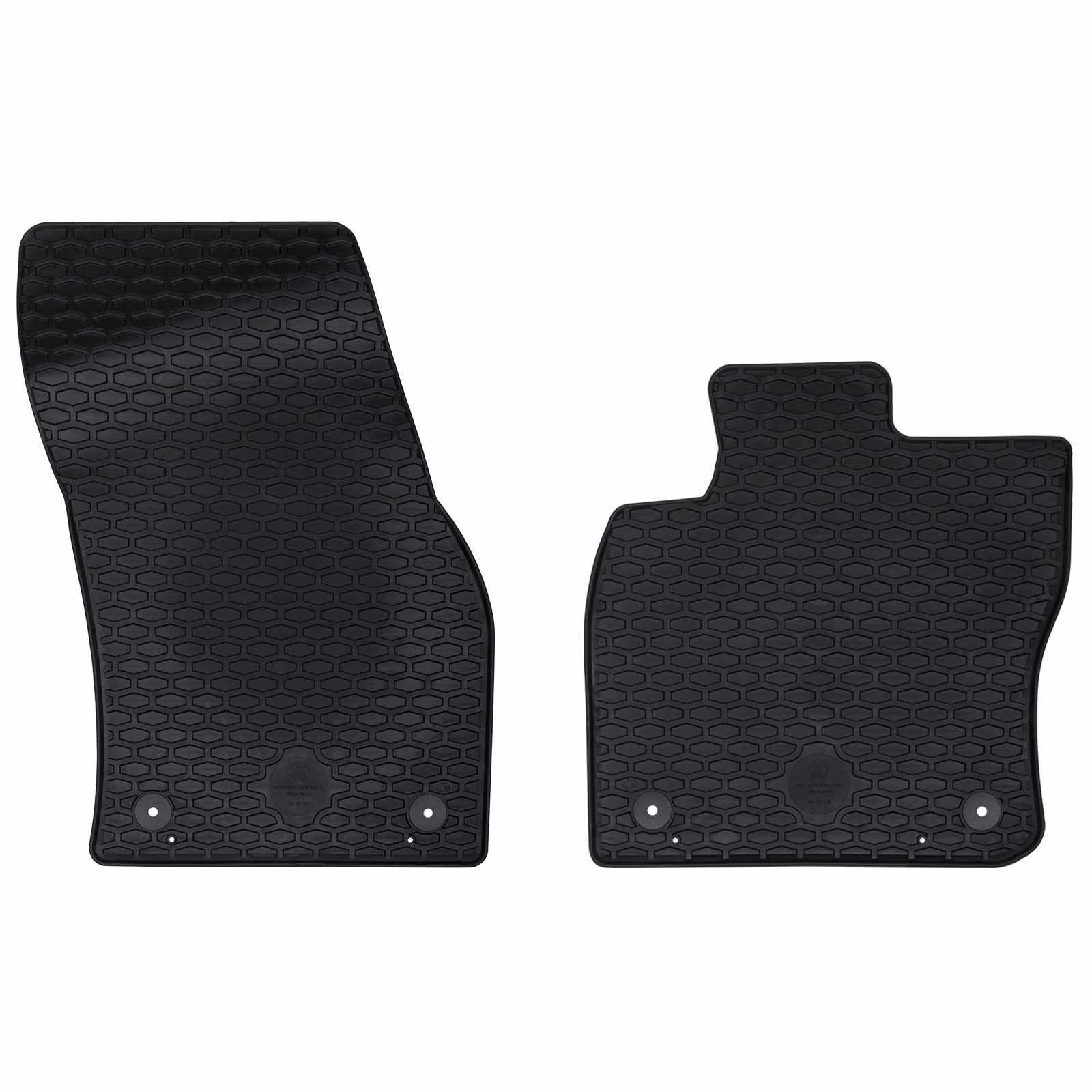 Πατάκι αυτοκινήτου 2 pcs Μαύρο Κατάλληλο για VW CADDY 2020- - Pakobazaar