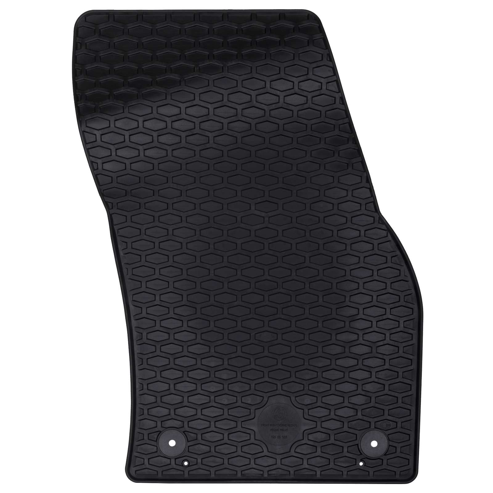 Πατάκι αυτοκινήτου 2 pcs Μαύρο Κατάλληλο για VW CADDY 2020- - Pakobazaar