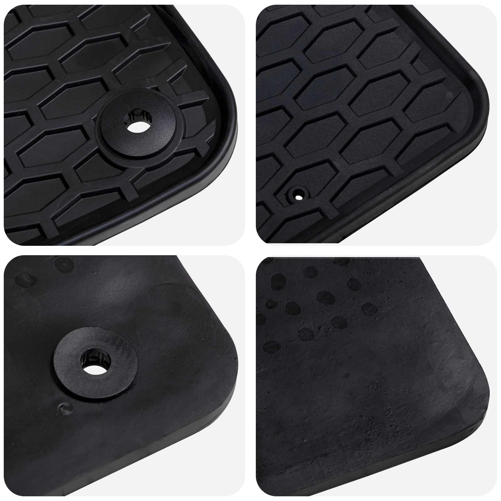 Πατάκι αυτοκινήτου 3 pcs Μαύρο Κατάλληλο για VW T5 2010-2015 - Pakobazaar