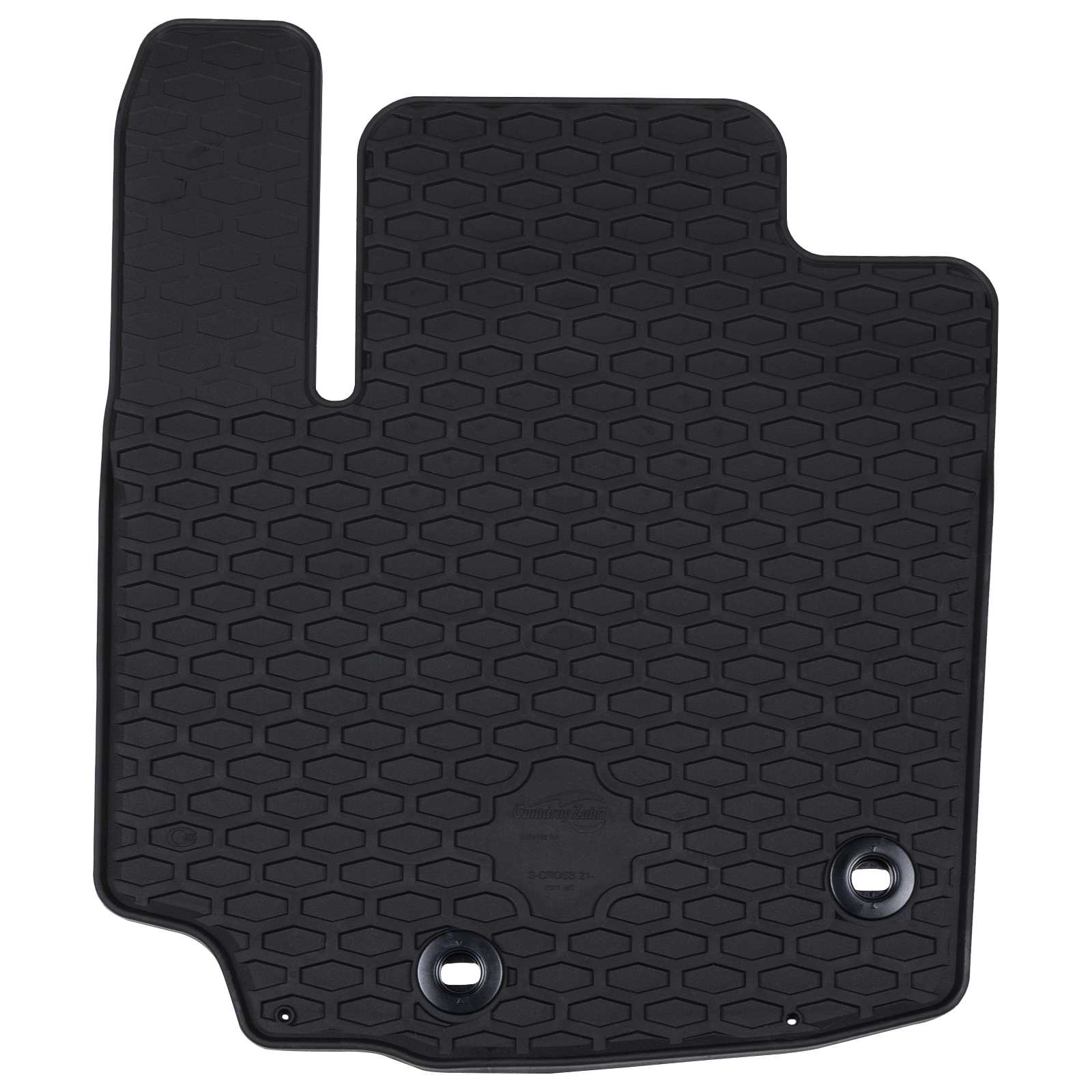 Πατάκι αυτοκινήτου 4 pcs Μαύρο Λάστιχο - Pakobazaar