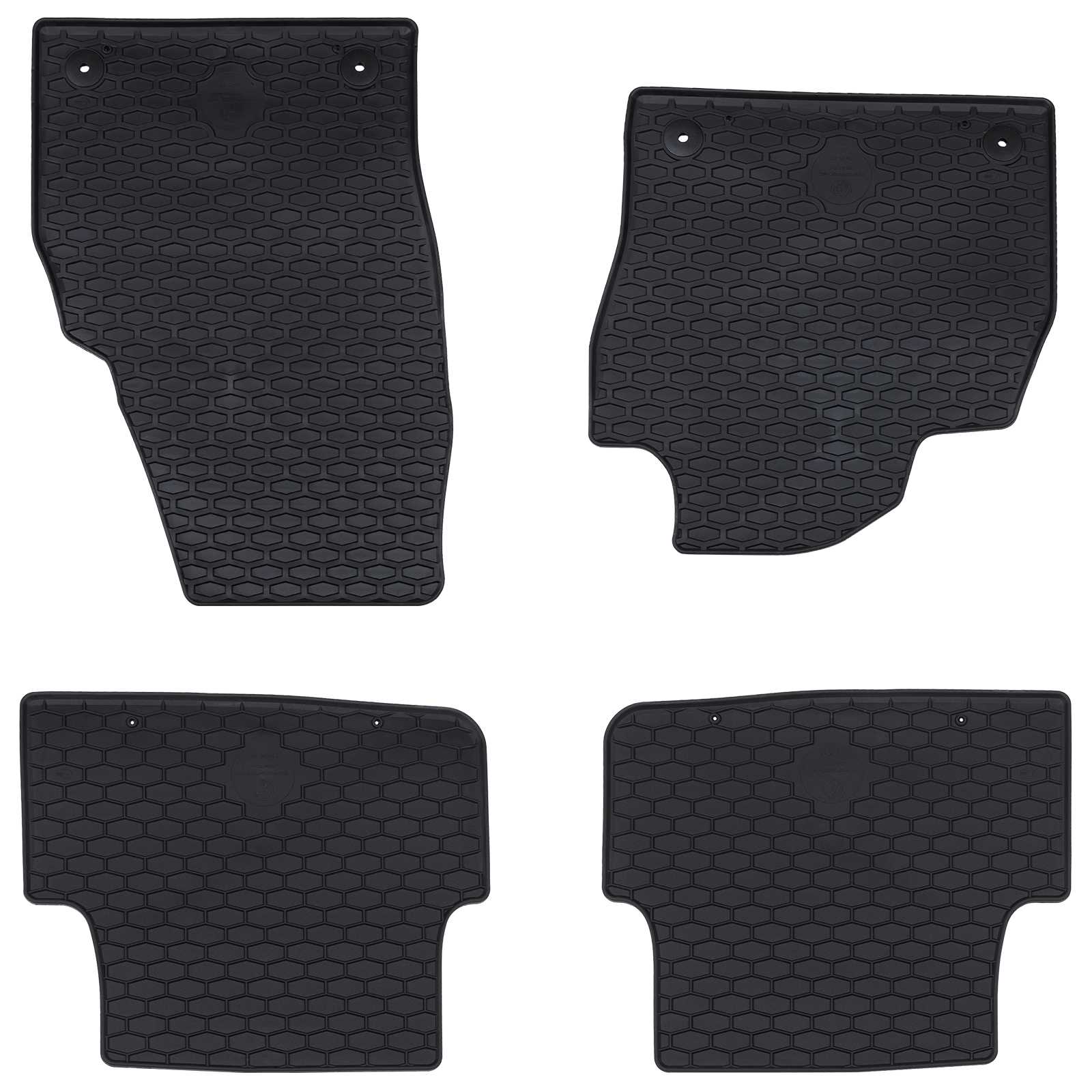 Πατάκι αυτοκινήτου 4 pcs Μαύρο κατάλληλο για Škoda FABIA 2021- - Pakobazaar