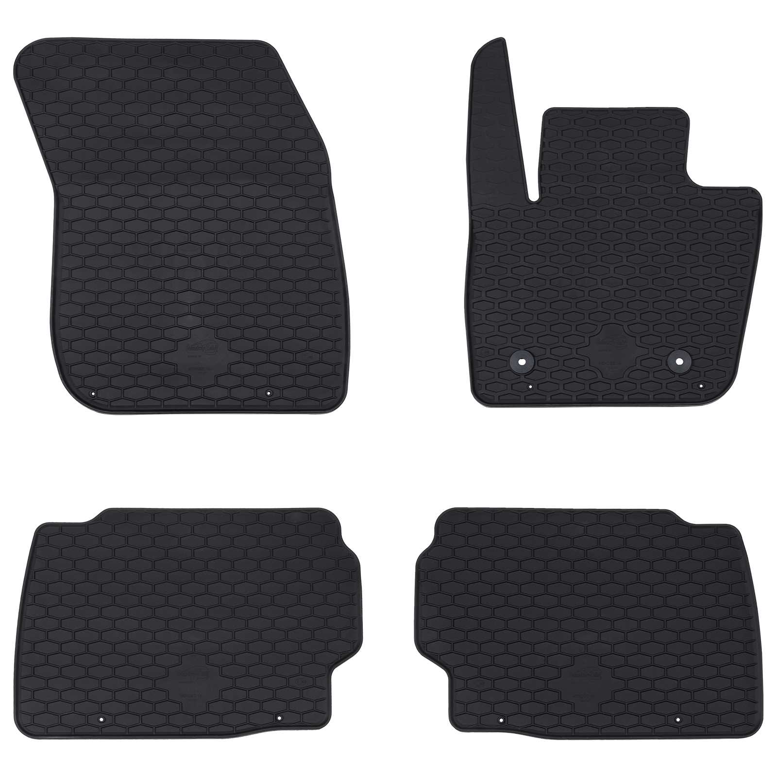 Πατάκι αυτοκινήτου 4 pcs Μαύρο κατάλληλο για Ford MONDEO 2014- - Pakobazaar