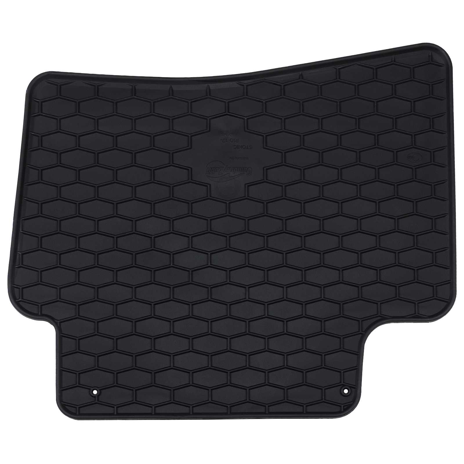 Πατάκι αυτοκινήτου 4 pcs Μαύρο Λάστιχο - Pakobazaar