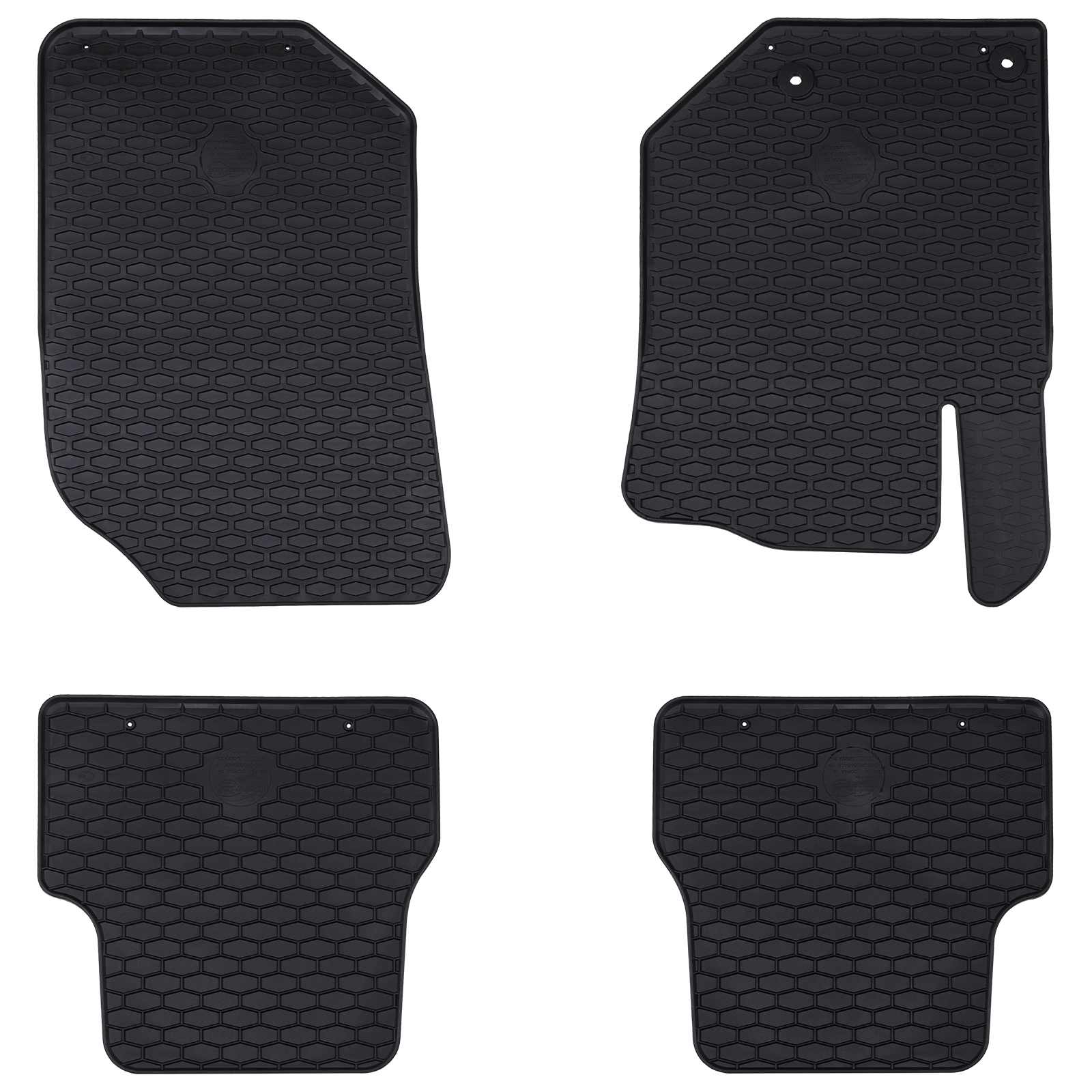 Πατάκι αυτοκινήτου 4 pcs Μαύρο κατάλληλο για DS3 2019- Λάστιχο - Pakobazaar
