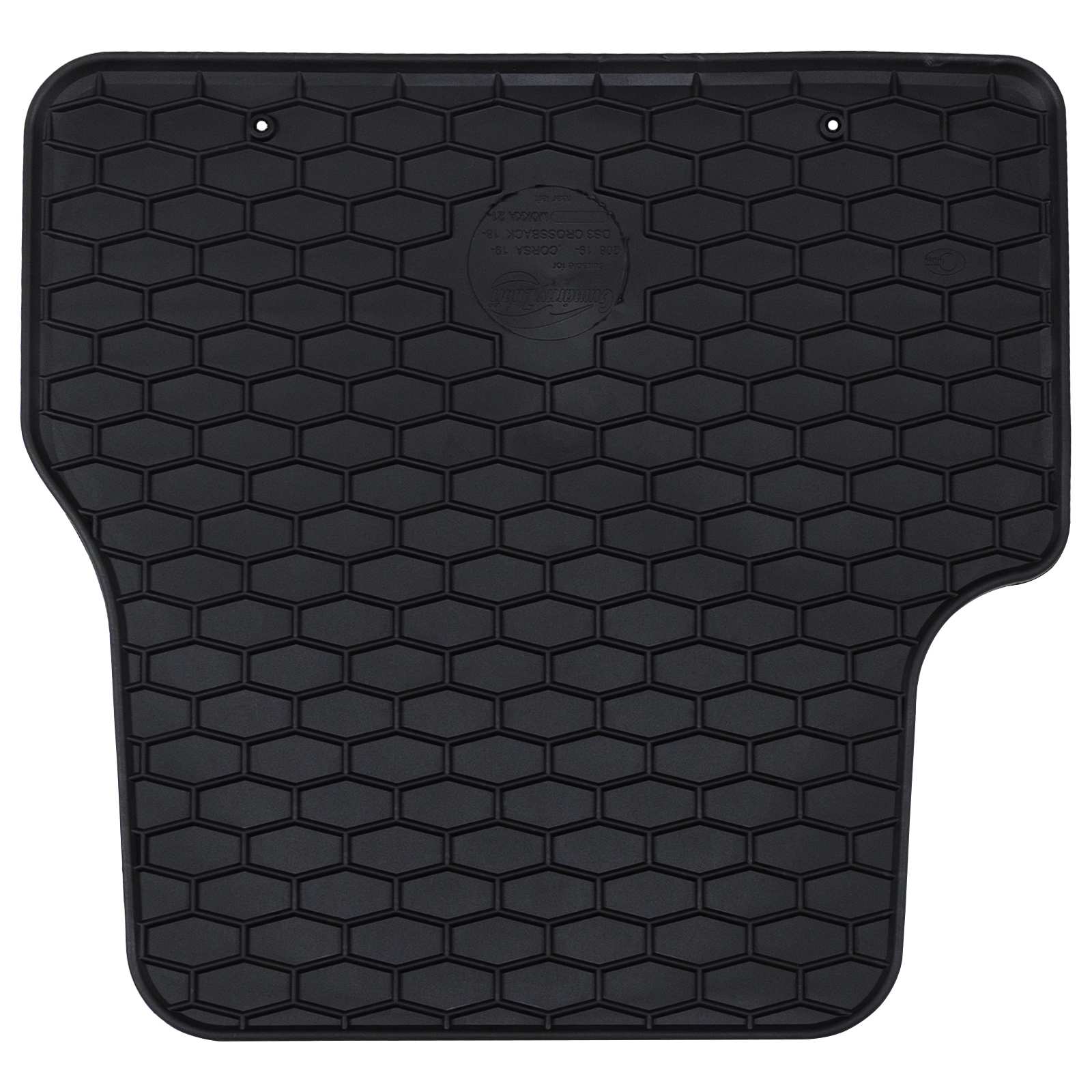 Πατάκι αυτοκινήτου 4 pcs Μαύρο κατάλληλο για DS3 2019- Λάστιχο - Pakobazaar