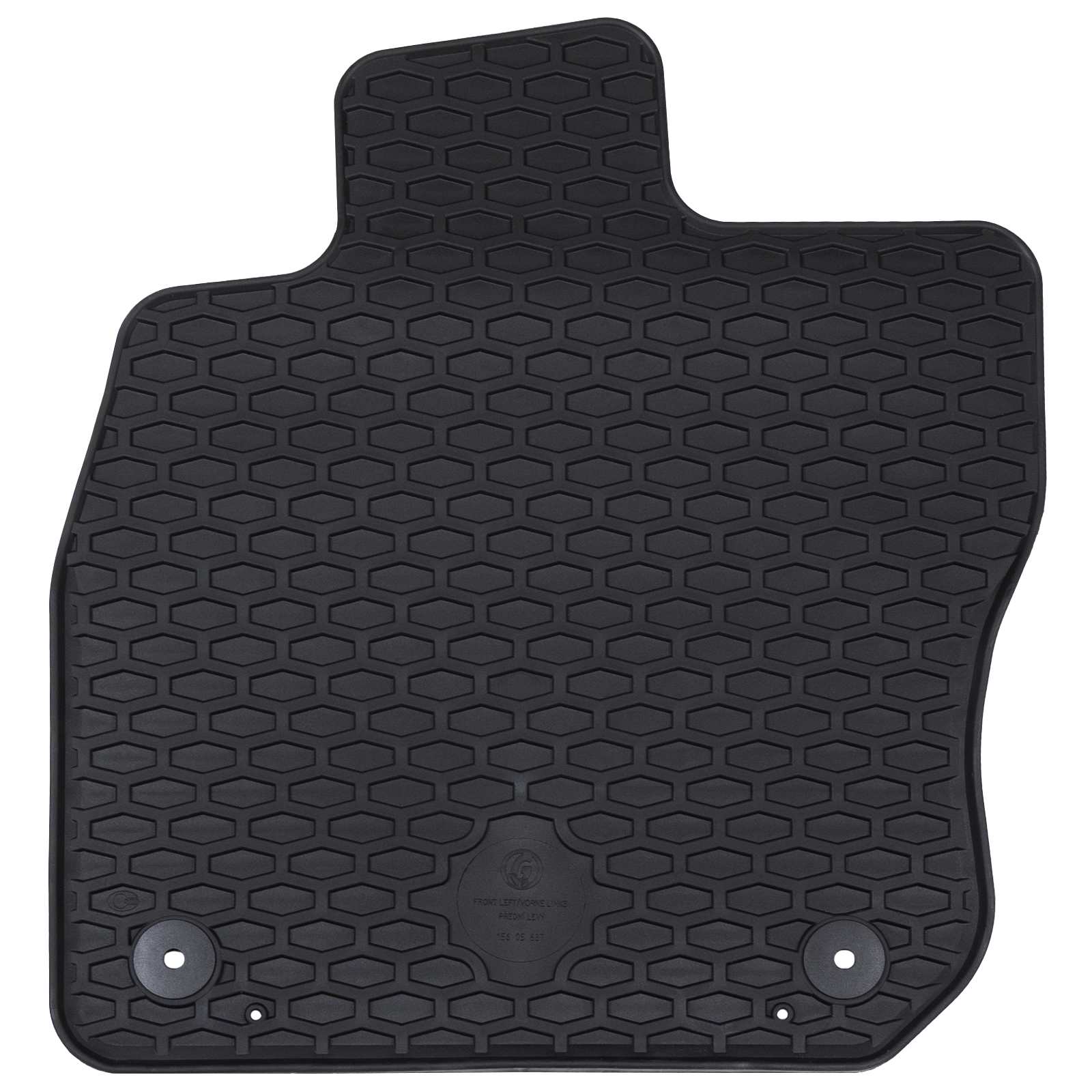 Πατάκι αυτοκινήτου 4 pcs Μαύρο Λάστιχο - Pakobazaar