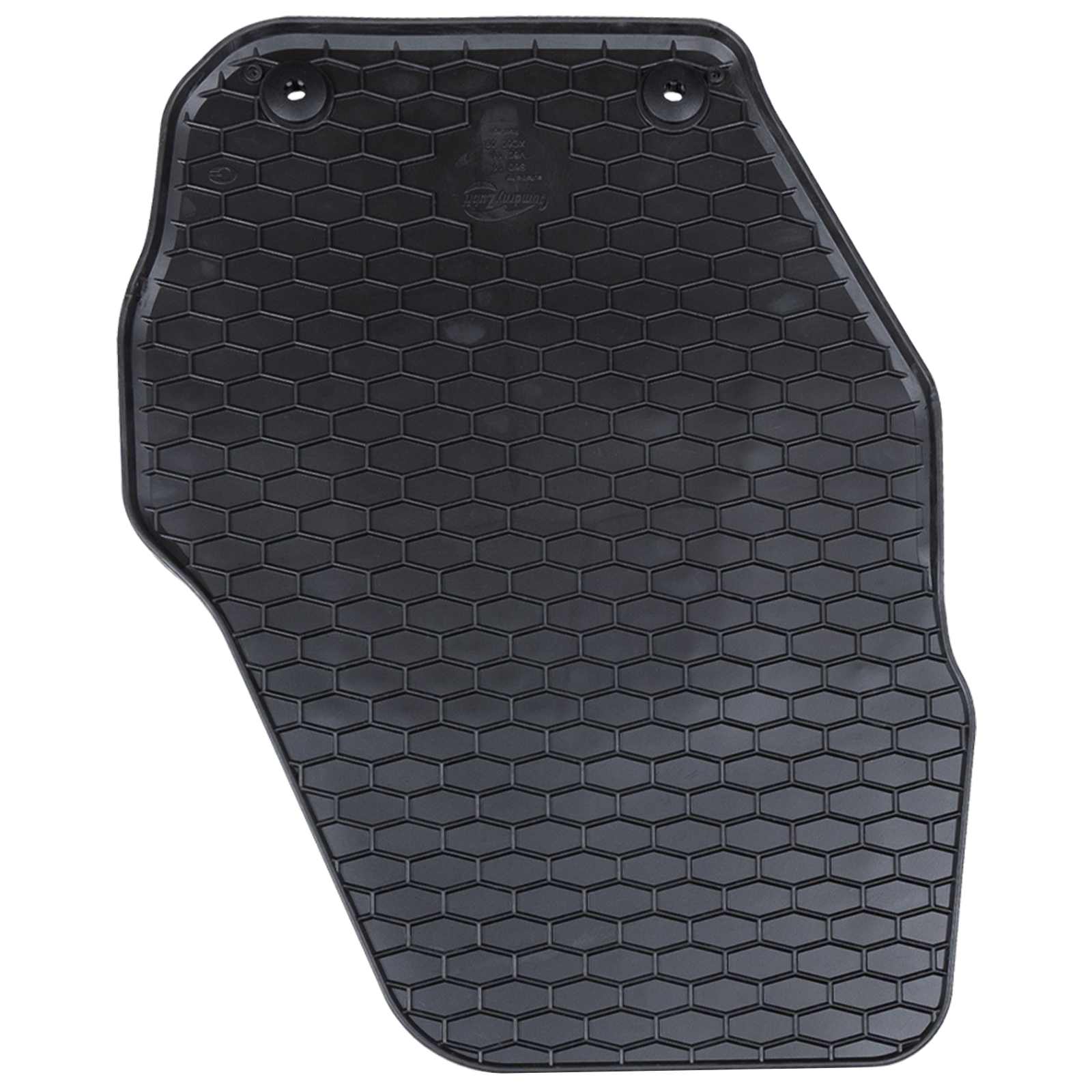 Πατάκι αυτοκινήτου 4 pcs Μαύρο Λάστιχο - Pakobazaar