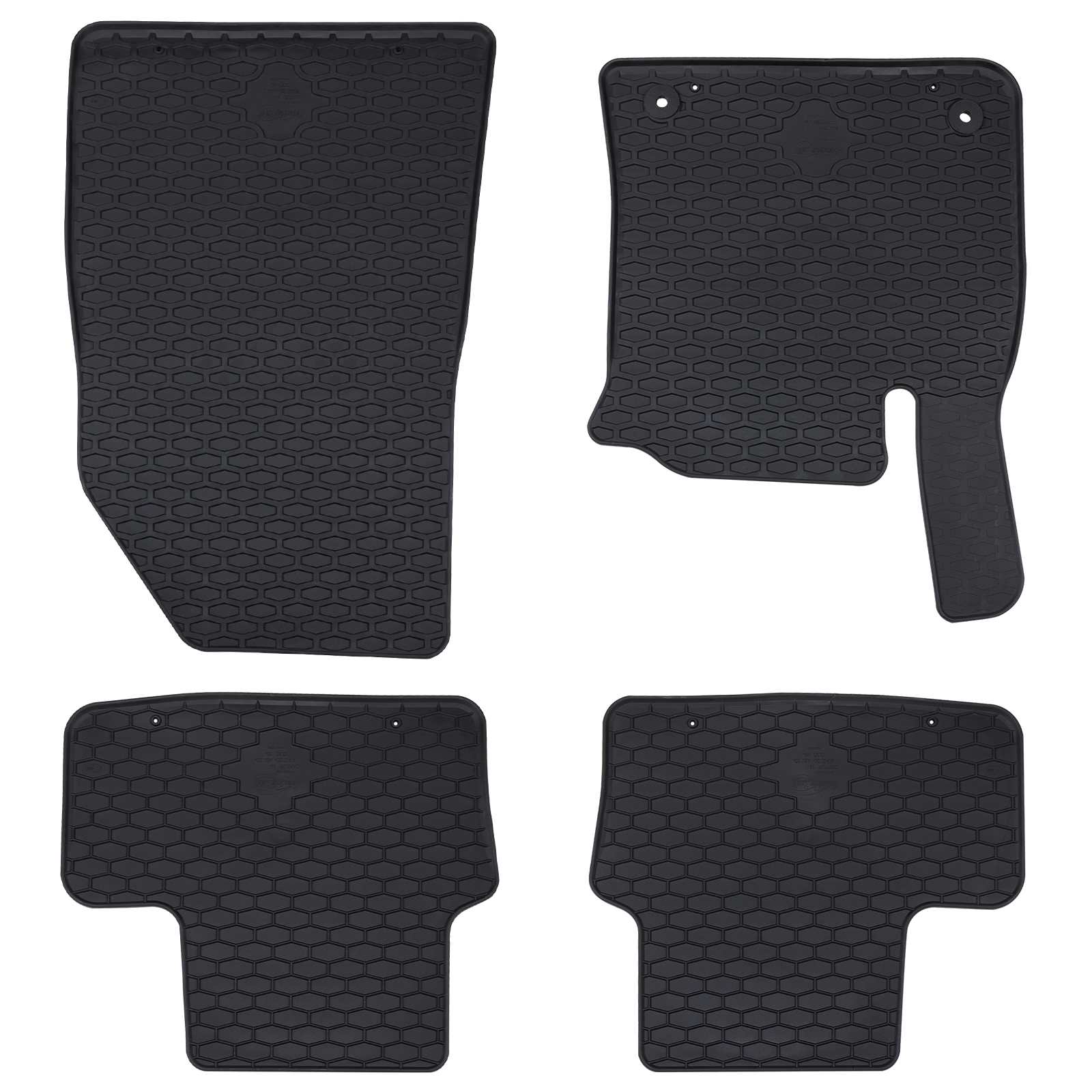 Πατάκι αυτοκινήτου 4 pcs Μαύρο κατάλληλο για CAPTUR 2020- - Pakobazaar