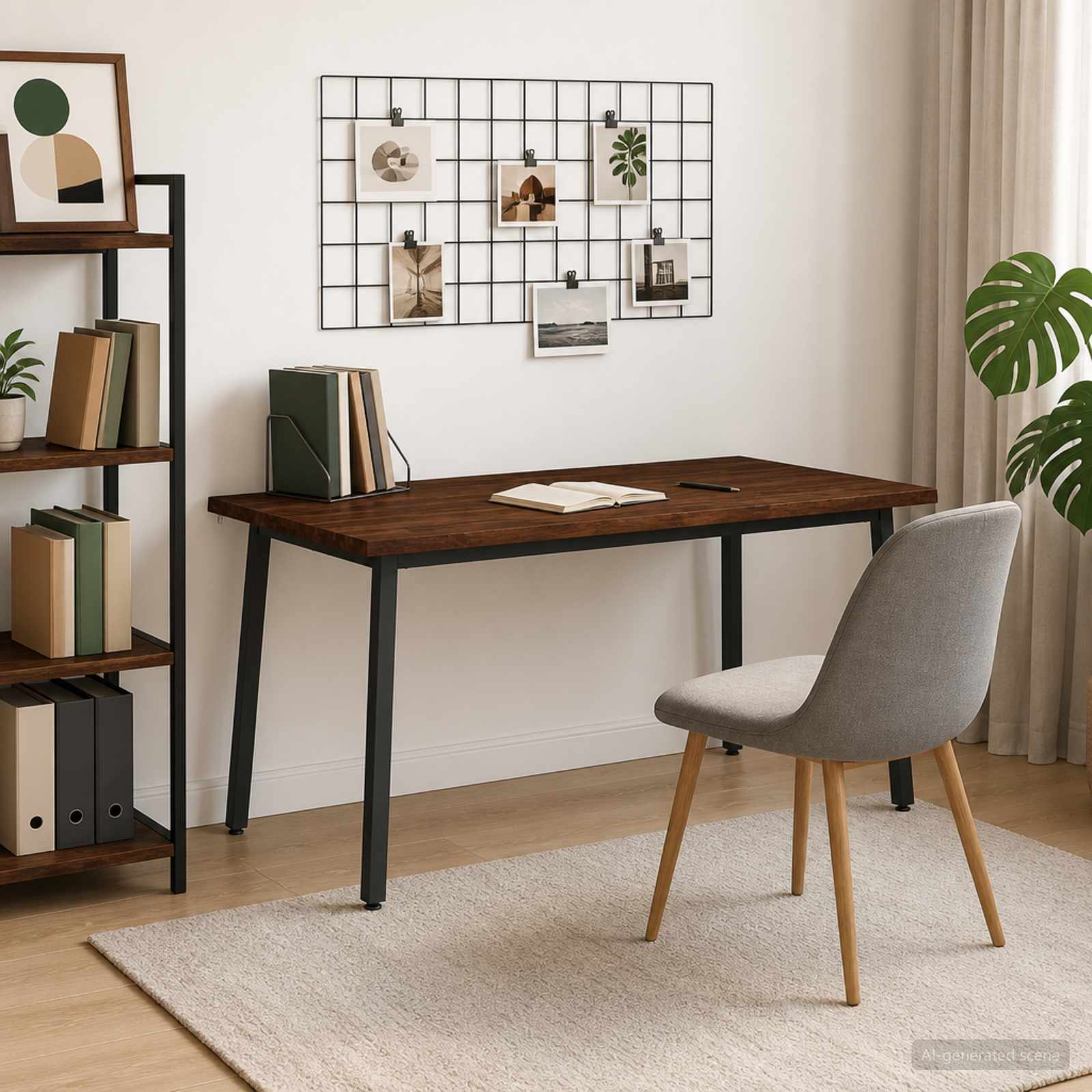 Τραπέζι Φαγητού με Ζωντανό Χείλος 160 x 80 x 75 cm Σκούρο Καφέ