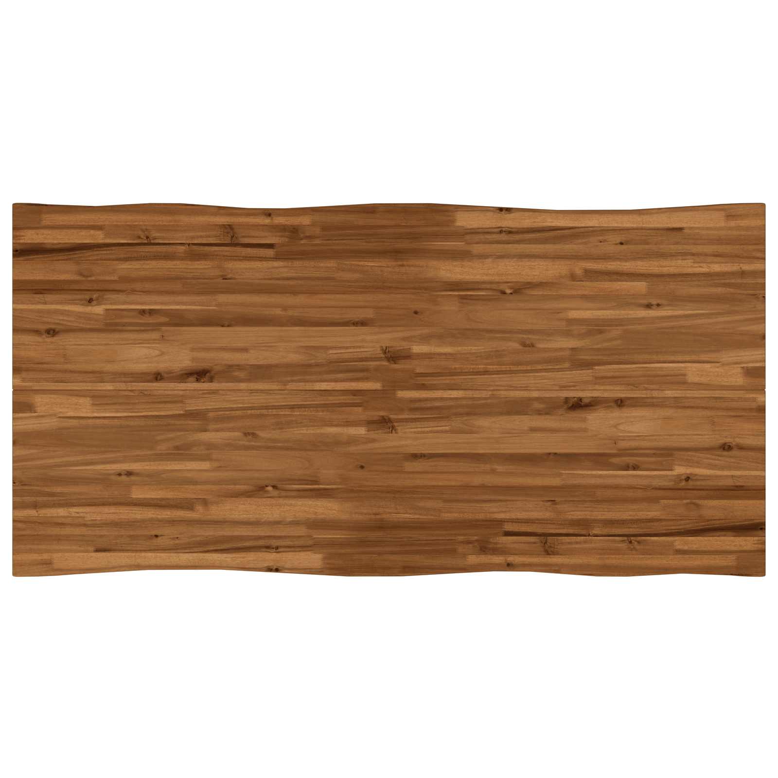 Τραπέζι Φαγητού με Ζωντανό Χείλος 160 x 90 x 75 cm Φυσικό
