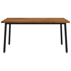 Τετράγωνο Τραπέζι Φαγητού 160 x 90 x 75 cm Στερεό Ξύλο Ακακίας - Pakobazaar