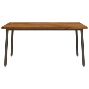 Τετράγωνο Τραπέζι Φαγητού 160 x 90 x 75 cm Στερεό Ξύλο Ακακίας - Pakobazaar