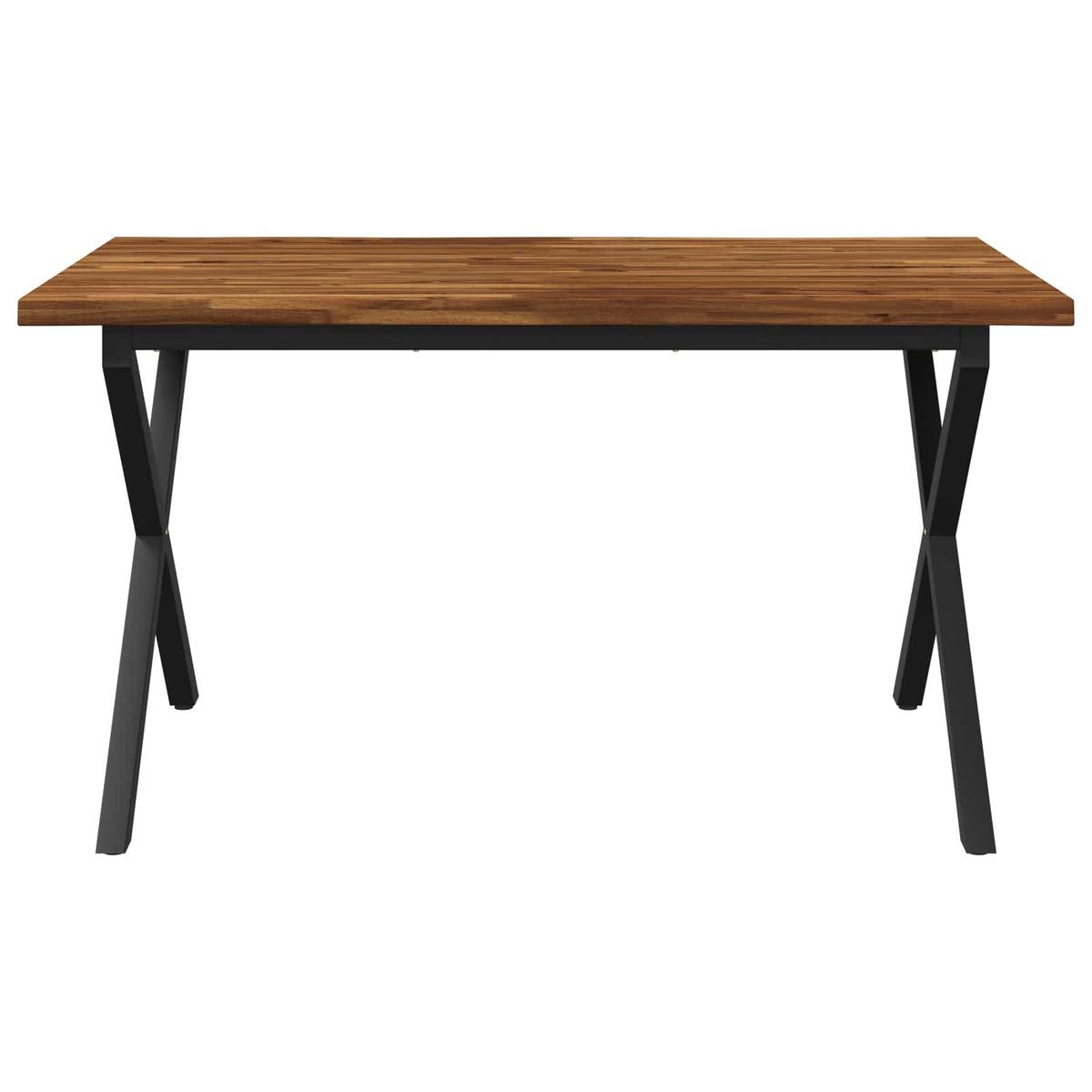 Τραπέζι Φαγητού με Ζωντανό Χείλος 140 x 70 x 75 cm Φυσικό - Pakobazaar