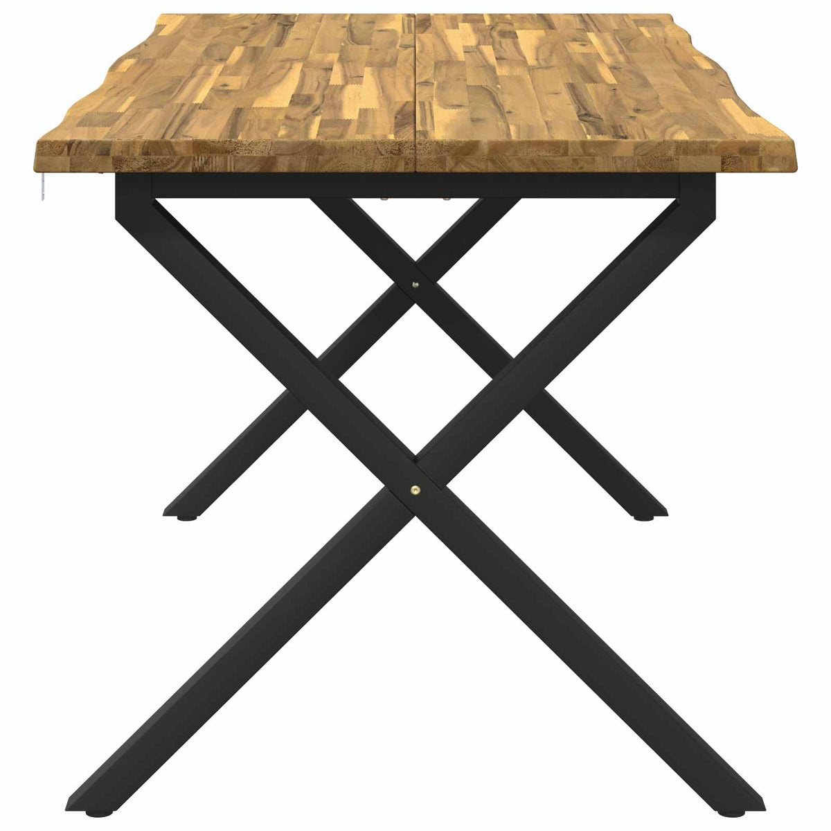 Τραπέζι Φαγητού με Ζωντανό Χείλος 140 x 70 x 75 cm - Pakobazaar