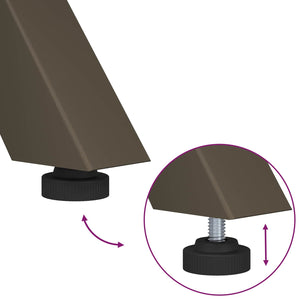 Τραπέζι Φαγητού με Ζωντανό Χείλος 140 x 80 x 75 cm Φυσικό - Pakobazaar
